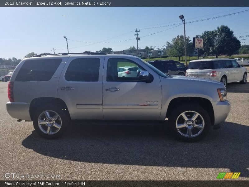 Silver Ice Metallic / Ebony 2013 Chevrolet Tahoe LTZ 4x4