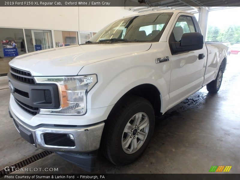 Oxford White / Earth Gray 2019 Ford F150 XL Regular Cab