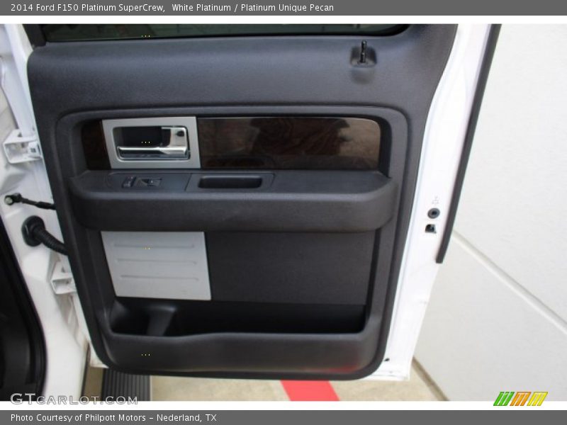 White Platinum / Platinum Unique Pecan 2014 Ford F150 Platinum SuperCrew