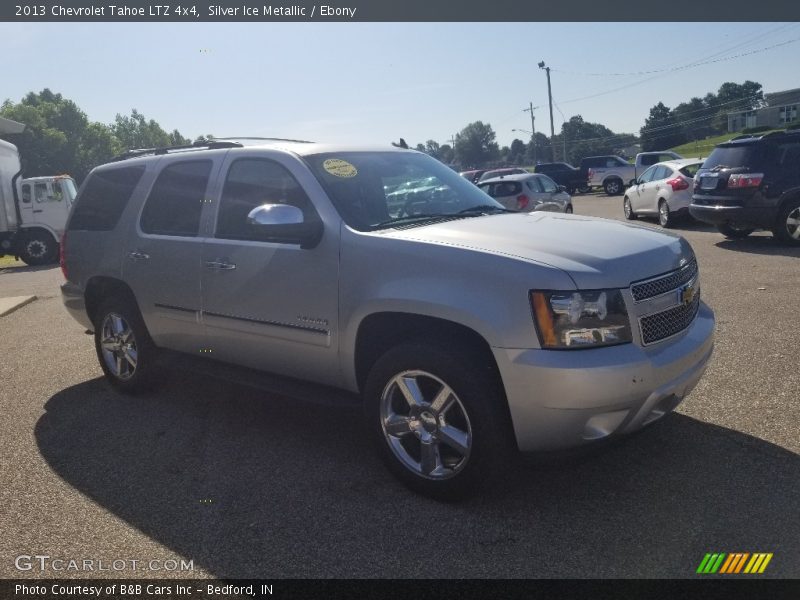 Silver Ice Metallic / Ebony 2013 Chevrolet Tahoe LTZ 4x4