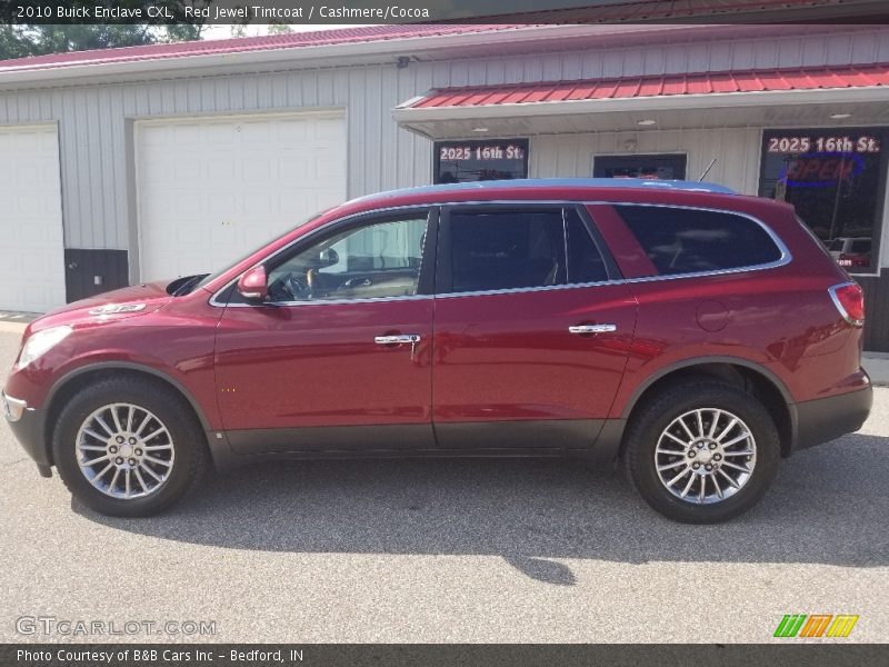 Red Jewel Tintcoat / Cashmere/Cocoa 2010 Buick Enclave CXL