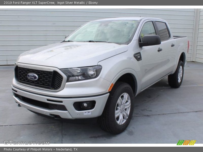 Ingot Silver Metallic / Ebony 2019 Ford Ranger XLT SuperCrew