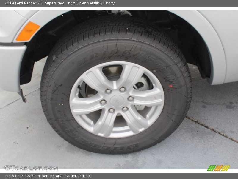 Ingot Silver Metallic / Ebony 2019 Ford Ranger XLT SuperCrew