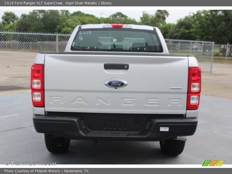 Ingot Silver Metallic / Ebony 2019 Ford Ranger XLT SuperCrew
