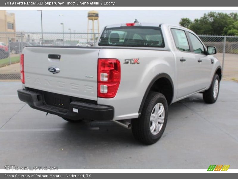 Ingot Silver Metallic / Ebony 2019 Ford Ranger XLT SuperCrew