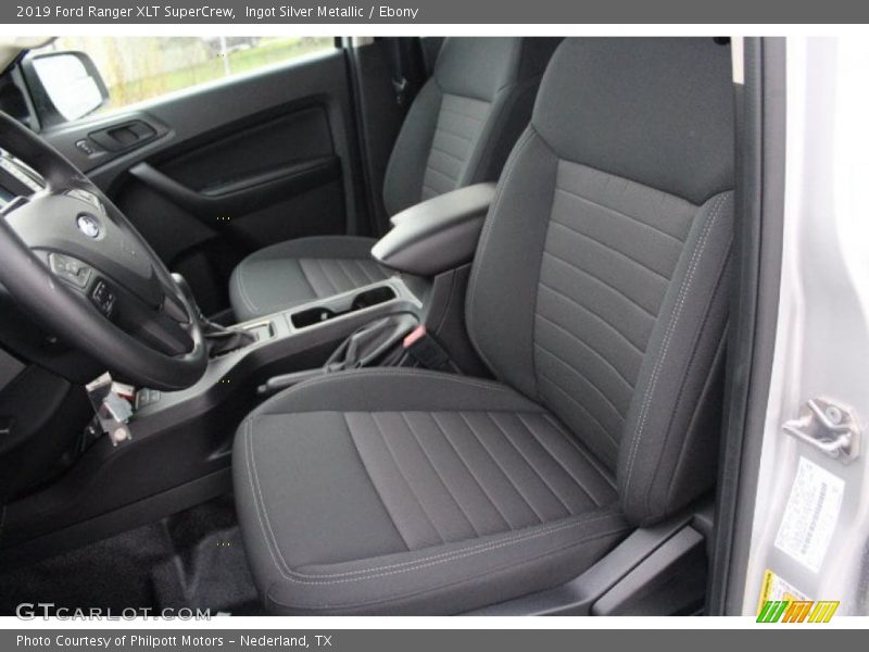 Ingot Silver Metallic / Ebony 2019 Ford Ranger XLT SuperCrew