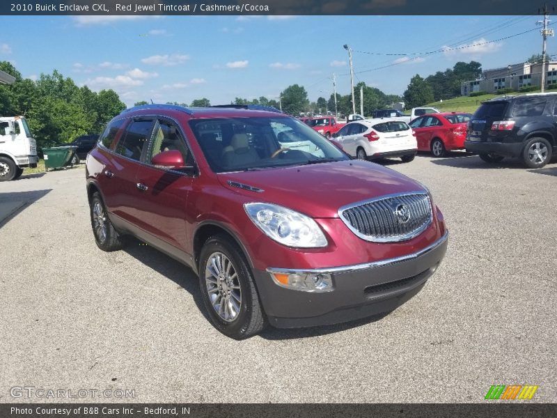 Red Jewel Tintcoat / Cashmere/Cocoa 2010 Buick Enclave CXL