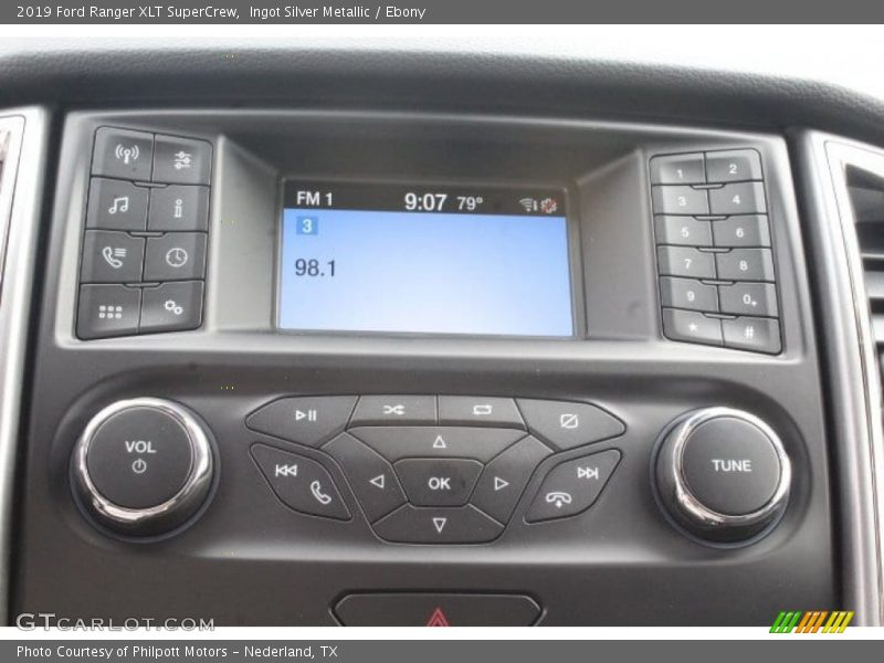 Ingot Silver Metallic / Ebony 2019 Ford Ranger XLT SuperCrew