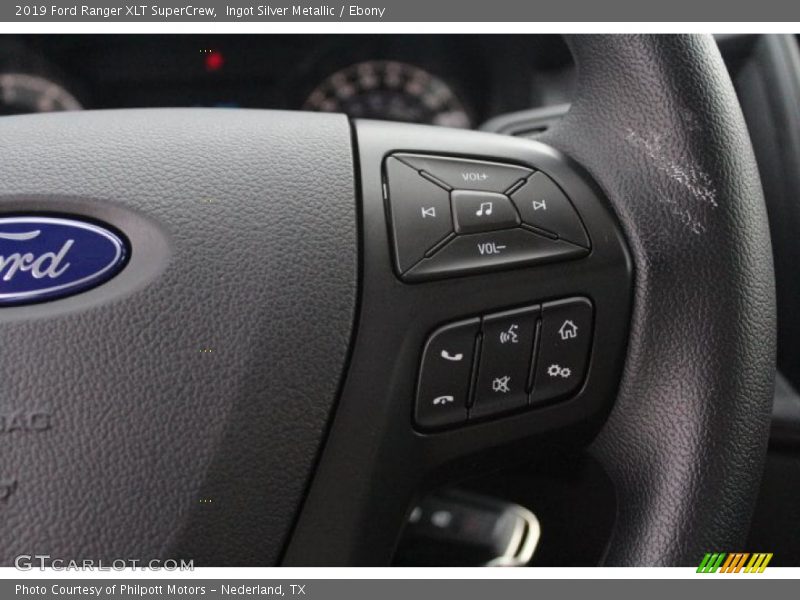 Ingot Silver Metallic / Ebony 2019 Ford Ranger XLT SuperCrew