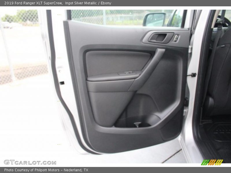 Ingot Silver Metallic / Ebony 2019 Ford Ranger XLT SuperCrew