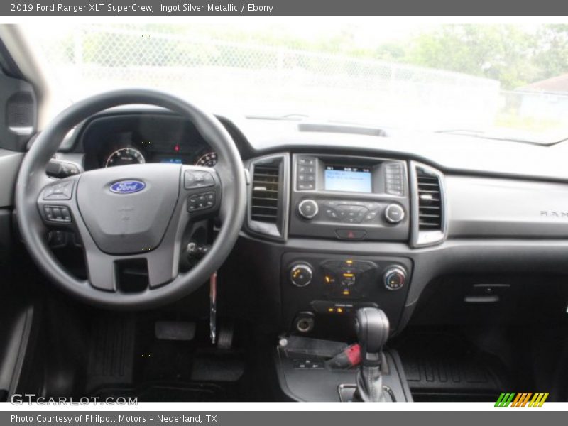 Ingot Silver Metallic / Ebony 2019 Ford Ranger XLT SuperCrew