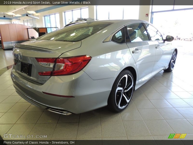 Lunar Silver Metallic / Black 2019 Honda Accord Sport Sedan