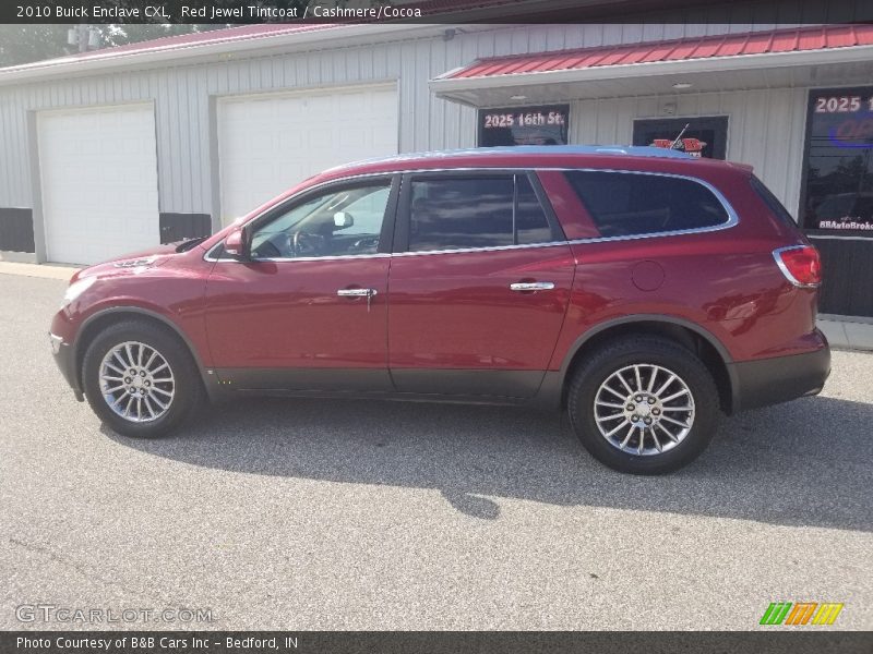 Red Jewel Tintcoat / Cashmere/Cocoa 2010 Buick Enclave CXL