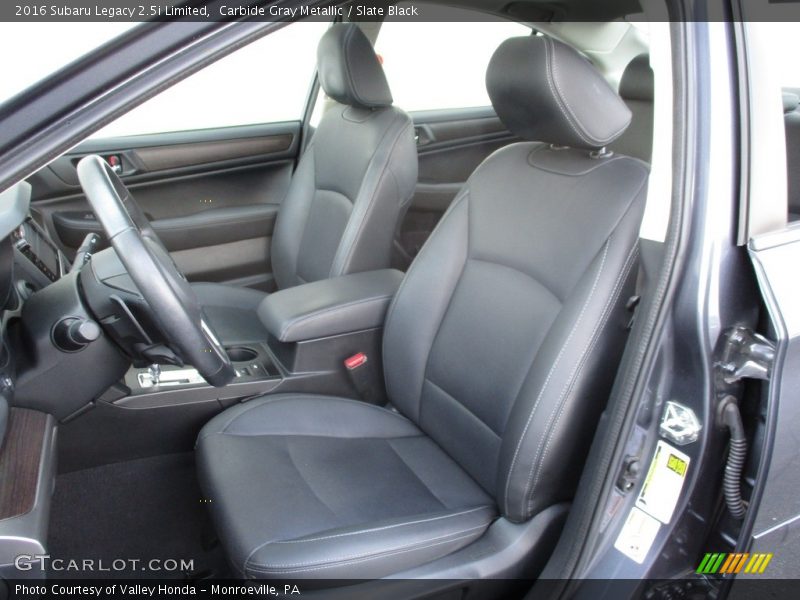 Carbide Gray Metallic / Slate Black 2016 Subaru Legacy 2.5i Limited
