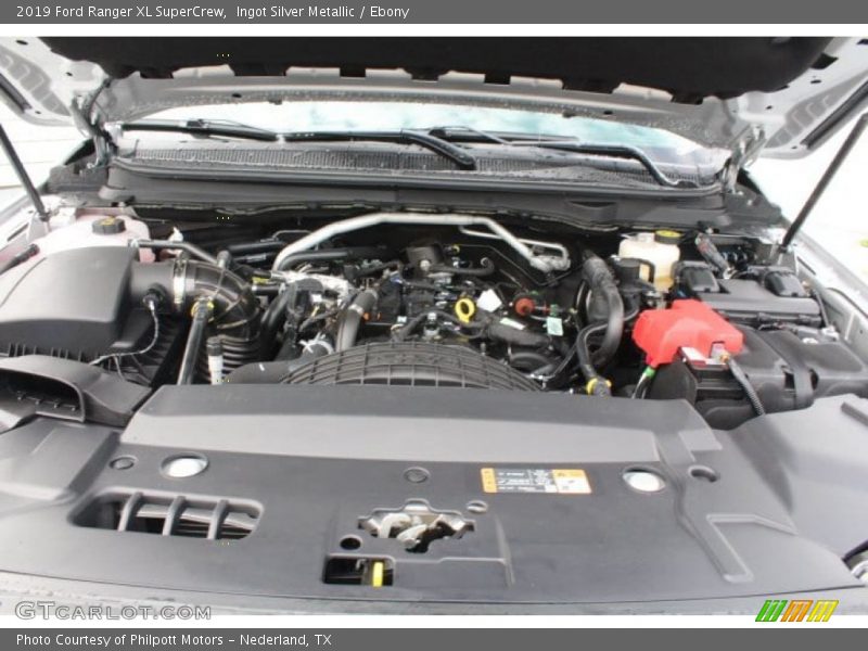 Ingot Silver Metallic / Ebony 2019 Ford Ranger XL SuperCrew