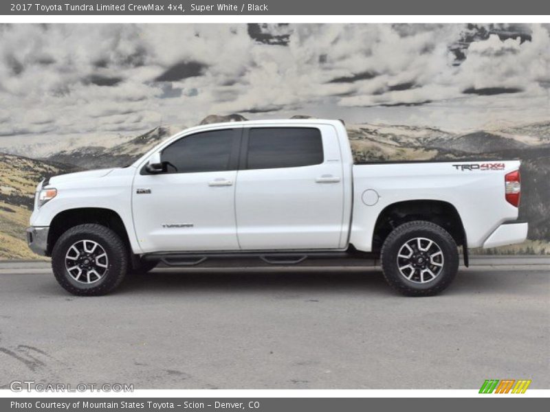 Super White / Black 2017 Toyota Tundra Limited CrewMax 4x4
