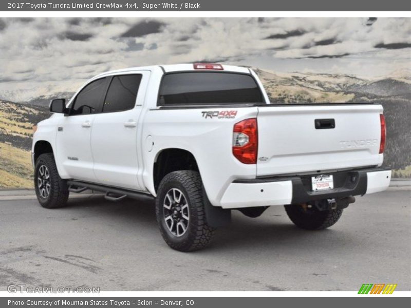 Super White / Black 2017 Toyota Tundra Limited CrewMax 4x4