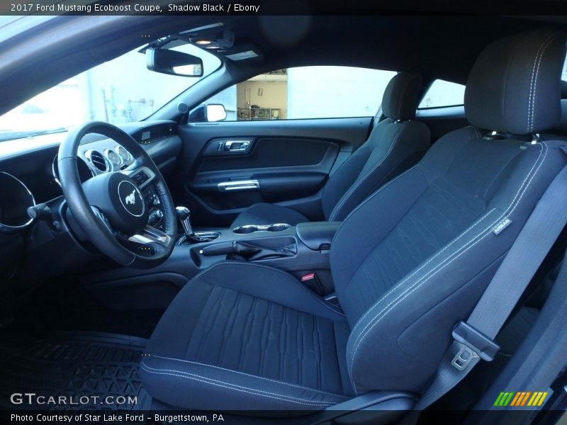Shadow Black / Ebony 2017 Ford Mustang Ecoboost Coupe