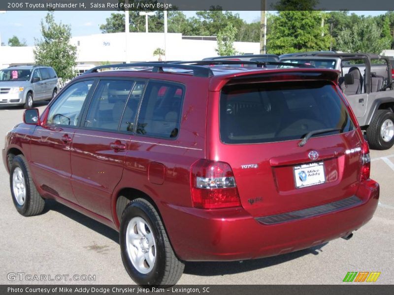 Salsa Red Pearl / Ivory Beige 2006 Toyota Highlander I4