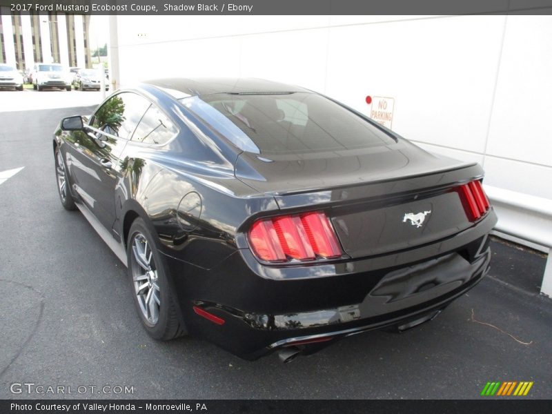 Shadow Black / Ebony 2017 Ford Mustang Ecoboost Coupe
