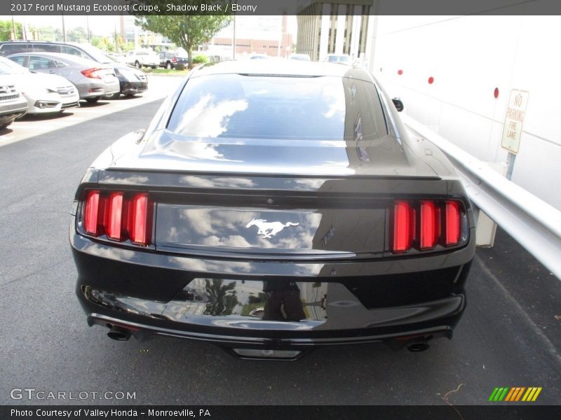 Shadow Black / Ebony 2017 Ford Mustang Ecoboost Coupe