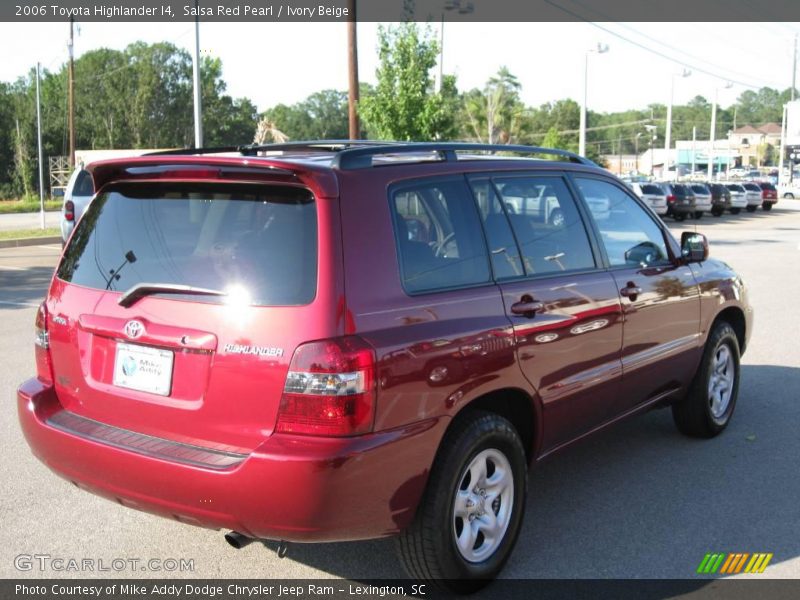 Salsa Red Pearl / Ivory Beige 2006 Toyota Highlander I4