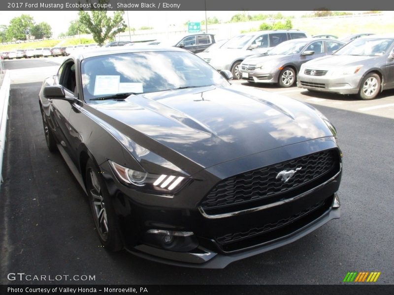 Shadow Black / Ebony 2017 Ford Mustang Ecoboost Coupe