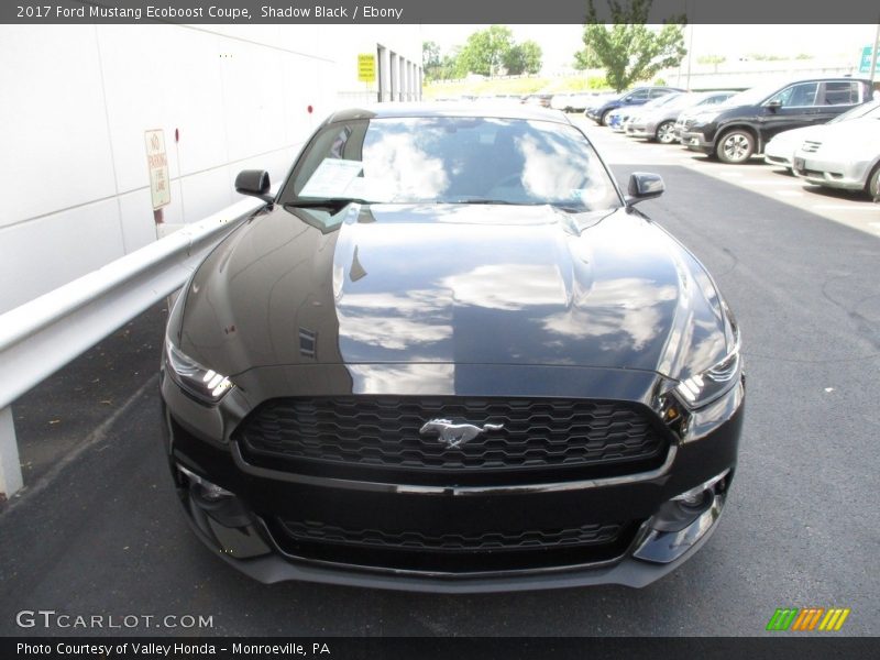 Shadow Black / Ebony 2017 Ford Mustang Ecoboost Coupe