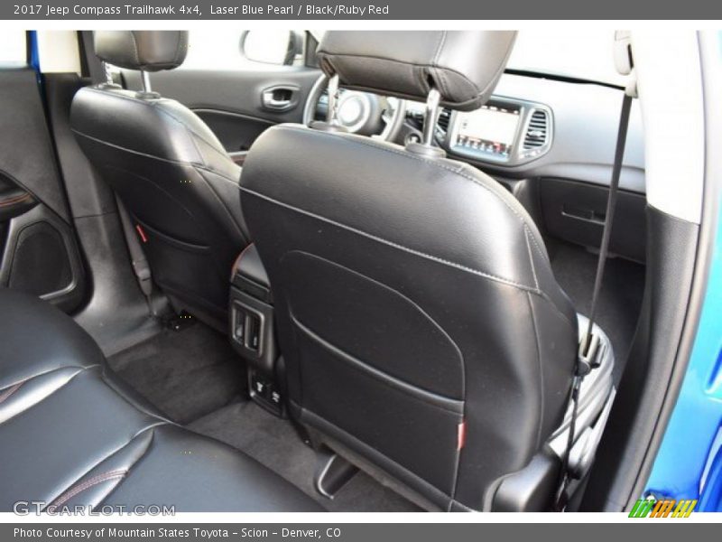 Laser Blue Pearl / Black/Ruby Red 2017 Jeep Compass Trailhawk 4x4