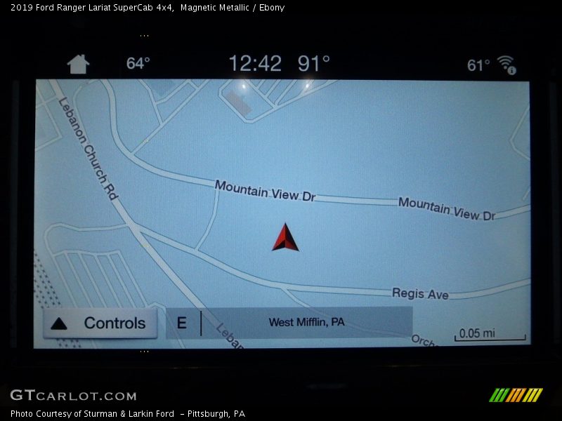 Magnetic Metallic / Ebony 2019 Ford Ranger Lariat SuperCab 4x4