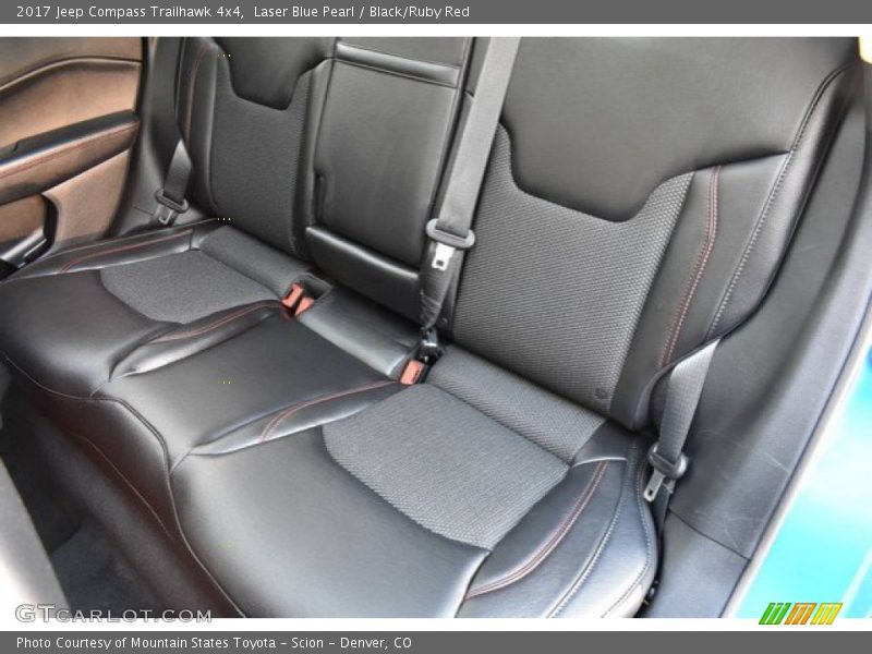 Laser Blue Pearl / Black/Ruby Red 2017 Jeep Compass Trailhawk 4x4