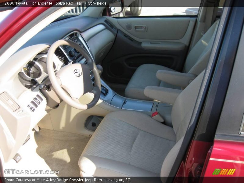 Salsa Red Pearl / Ivory Beige 2006 Toyota Highlander I4