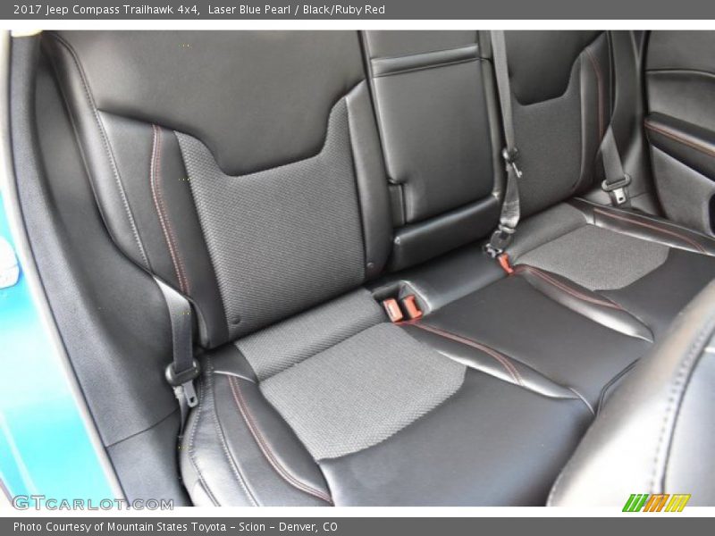 Laser Blue Pearl / Black/Ruby Red 2017 Jeep Compass Trailhawk 4x4