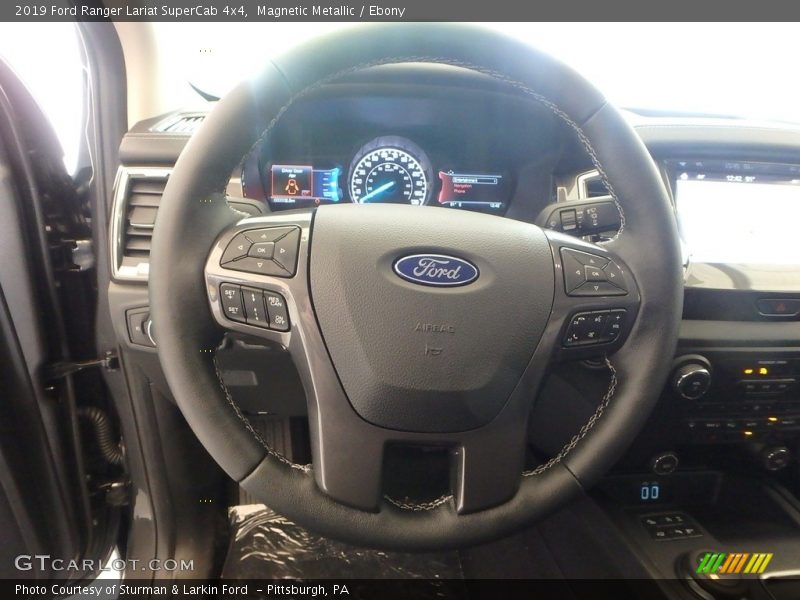  2019 Ranger Lariat SuperCab 4x4 Steering Wheel