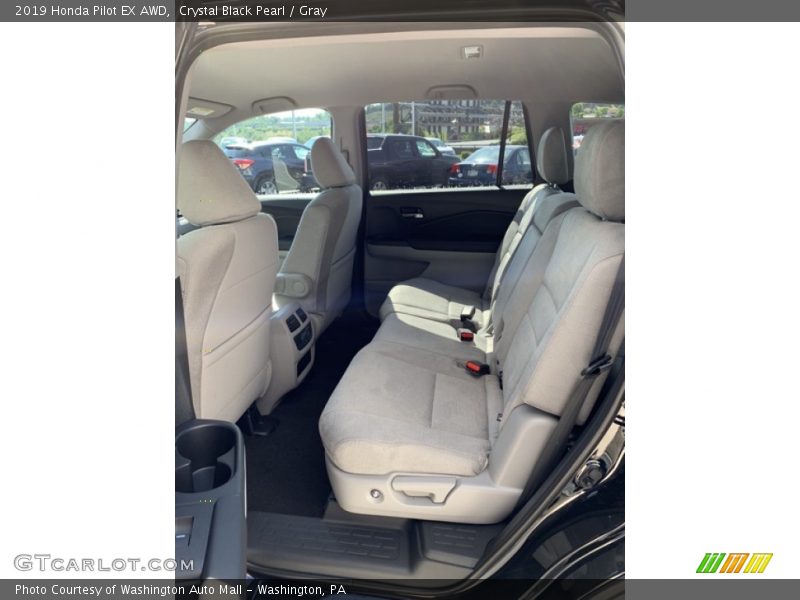 Crystal Black Pearl / Gray 2019 Honda Pilot EX AWD