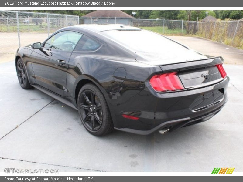 Shadow Black / Ebony 2019 Ford Mustang EcoBoost Fastback