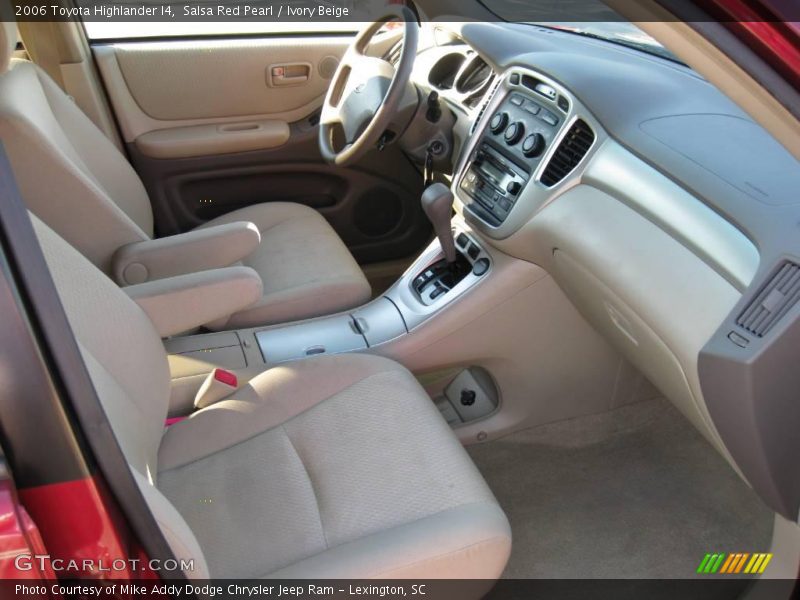 Salsa Red Pearl / Ivory Beige 2006 Toyota Highlander I4