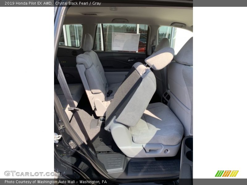 Crystal Black Pearl / Gray 2019 Honda Pilot EX AWD