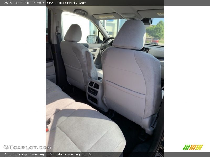 Crystal Black Pearl / Gray 2019 Honda Pilot EX AWD