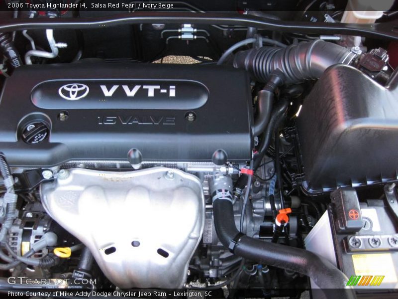 Salsa Red Pearl / Ivory Beige 2006 Toyota Highlander I4