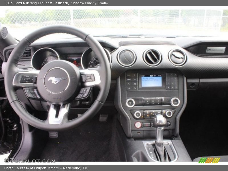 Shadow Black / Ebony 2019 Ford Mustang EcoBoost Fastback