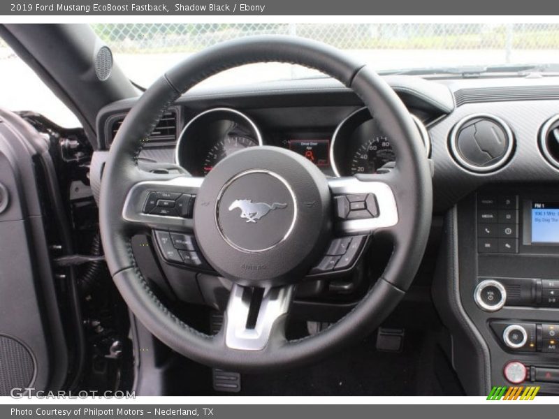 Shadow Black / Ebony 2019 Ford Mustang EcoBoost Fastback
