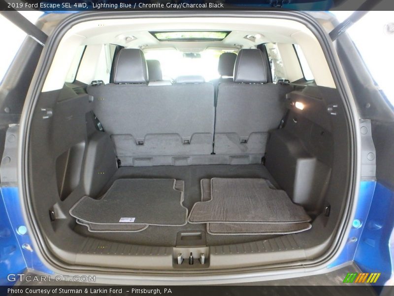Lightning Blue / Chromite Gray/Charcoal Black 2019 Ford Escape SEL 4WD