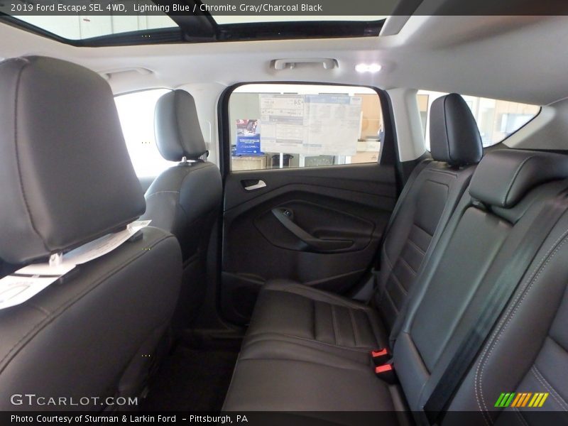 Lightning Blue / Chromite Gray/Charcoal Black 2019 Ford Escape SEL 4WD