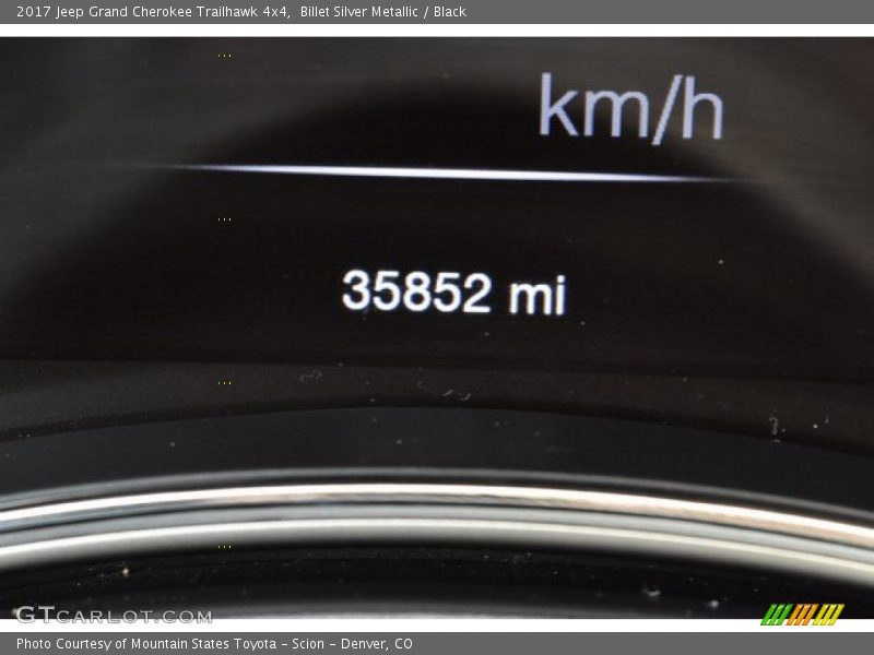 Billet Silver Metallic / Black 2017 Jeep Grand Cherokee Trailhawk 4x4