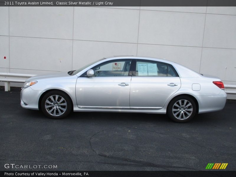 Classic Silver Metallic / Light Gray 2011 Toyota Avalon Limited