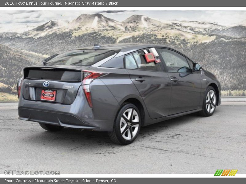 Magnetic Gray Metallic / Black 2016 Toyota Prius Four Touring