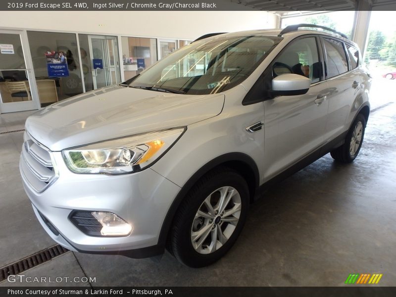 Ingot Silver / Chromite Gray/Charcoal Black 2019 Ford Escape SEL 4WD