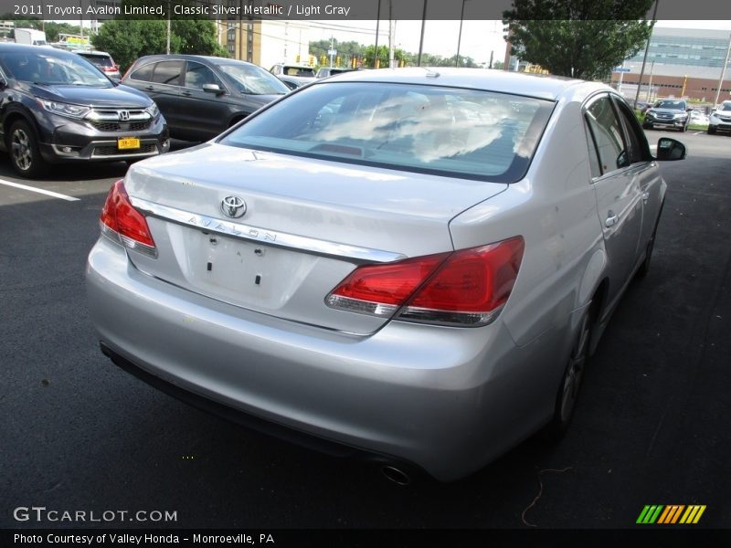 Classic Silver Metallic / Light Gray 2011 Toyota Avalon Limited