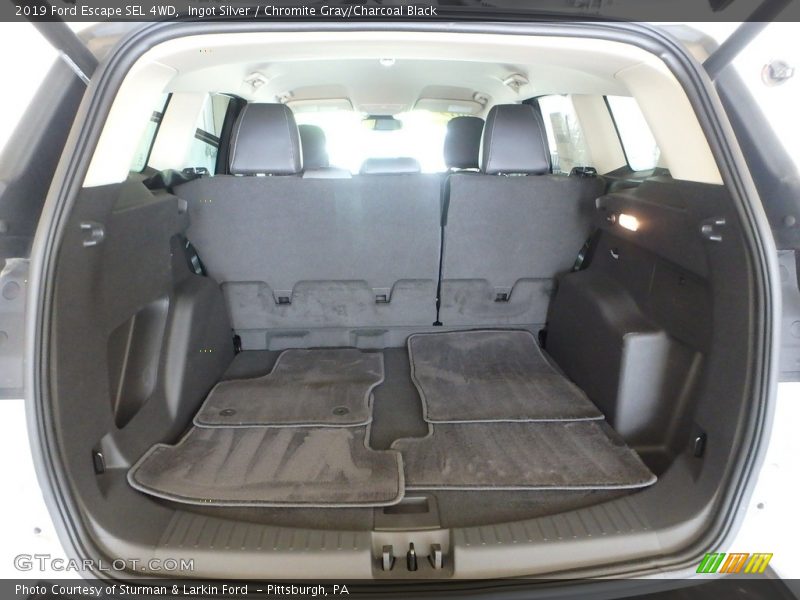 Ingot Silver / Chromite Gray/Charcoal Black 2019 Ford Escape SEL 4WD